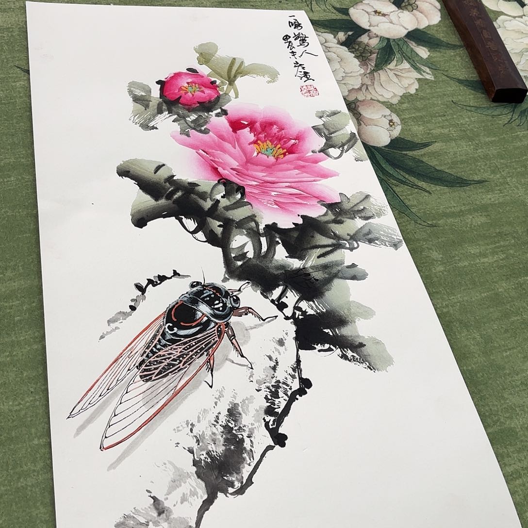 国画亲笔手绘原创