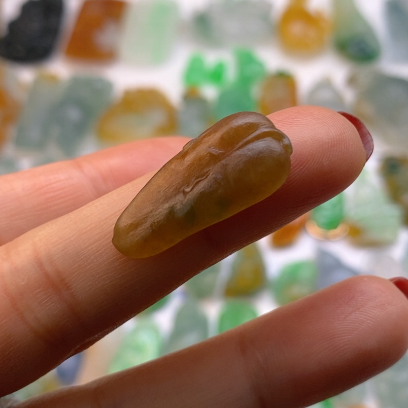 【闪购商品】定制翡翠未镶嵌小叶子