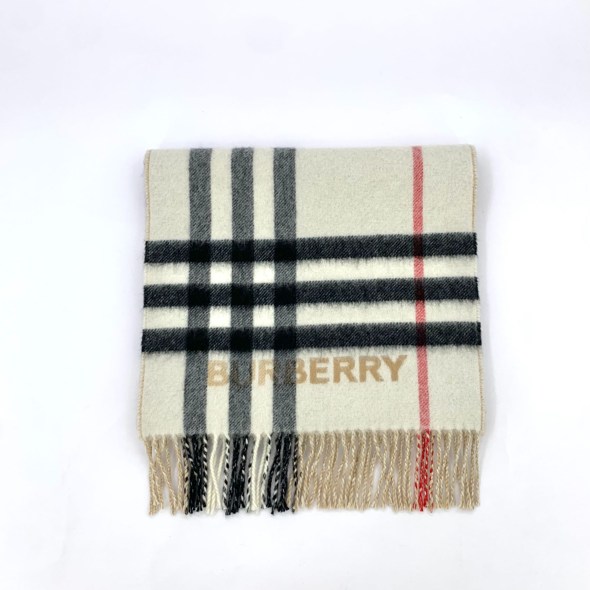 99新 BURBERRY/博柏利 格纹围巾/im0527/潮奢虎 
