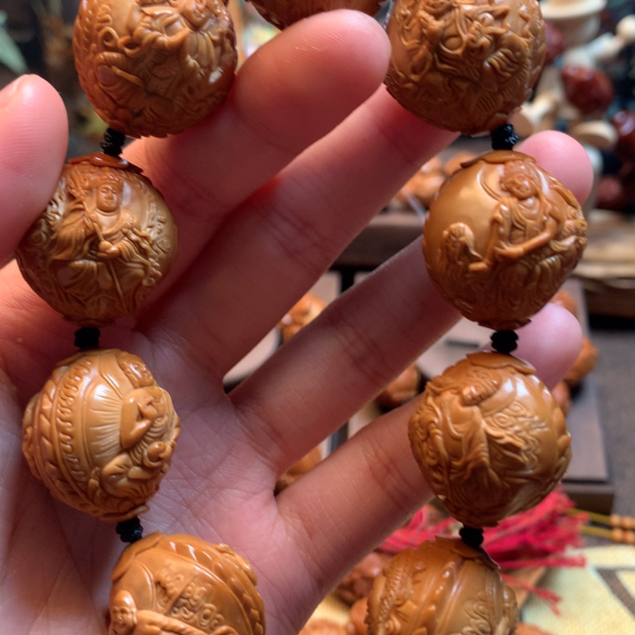 【闪购商品】橄榄核手串万佛朝宗