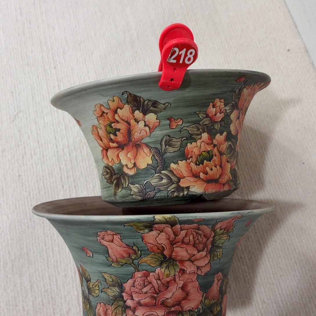 小***鱼花盆紫砂陶瓷多肉花盆瑕疵