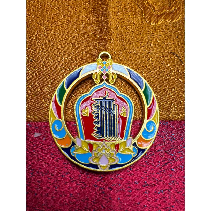 藏传小元素配饰十相自在牌挂饰