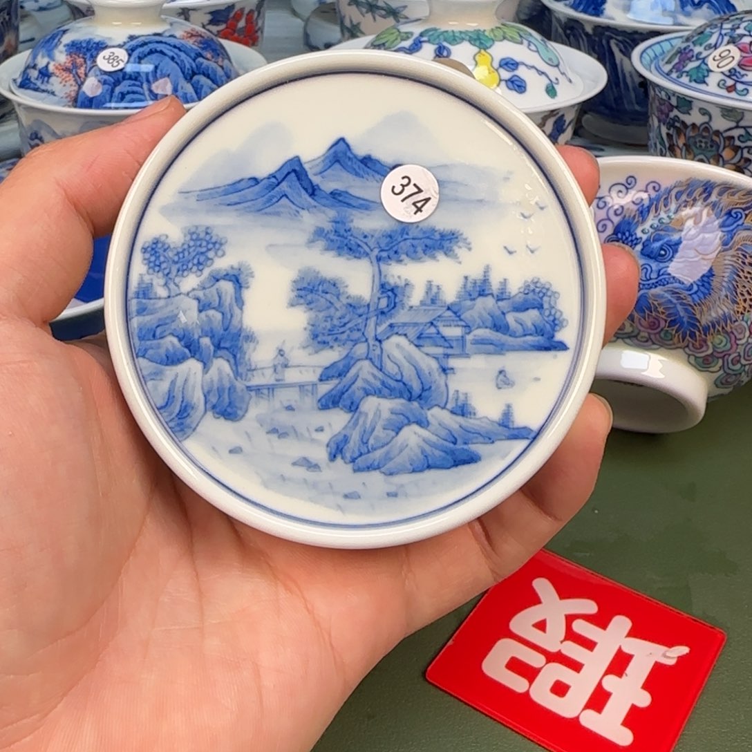 彦祖纯手工手绘茶具374
