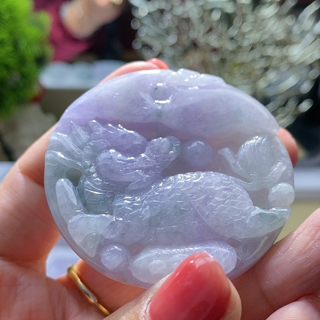 【闪购商品】翡翠颈饰未镶嵌麒麟