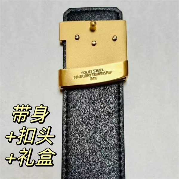 L家头层牛皮皮带+316不锈钢扣头+NFC芯片+专柜礼盒