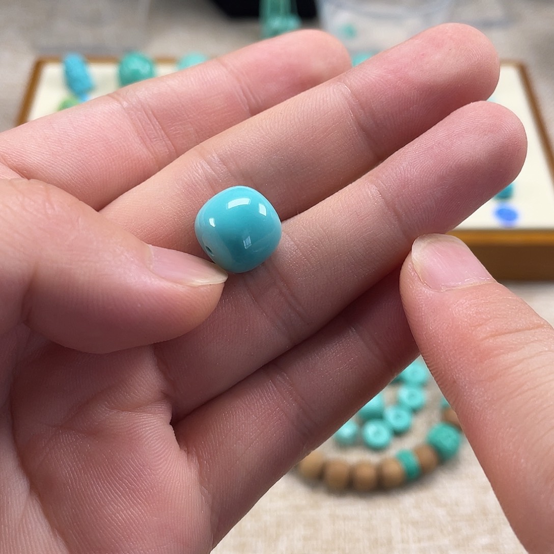 原生态湖北松配饰，直径12