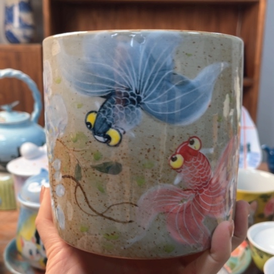 炉景德镇釉下手绘陶瓷 