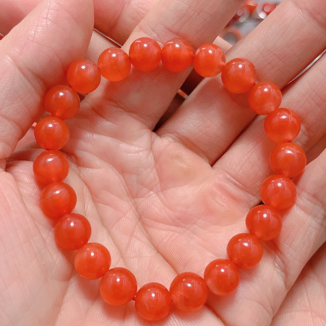 南红玛瑙手串未镶嵌