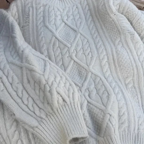 麻花毛衣女秋冬软糯百搭