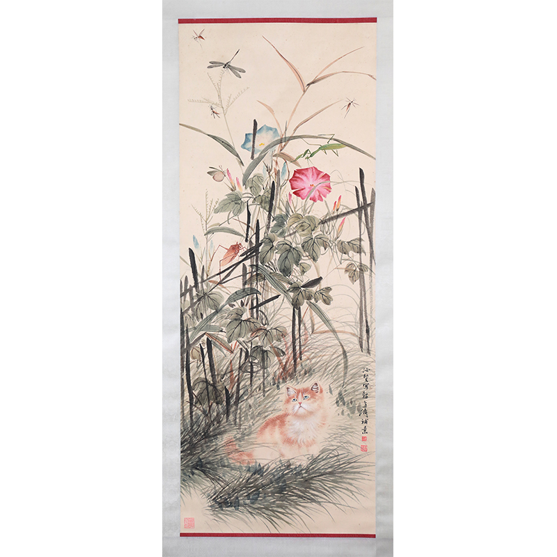 王老师、曹老师-猫趣图-120x46cm