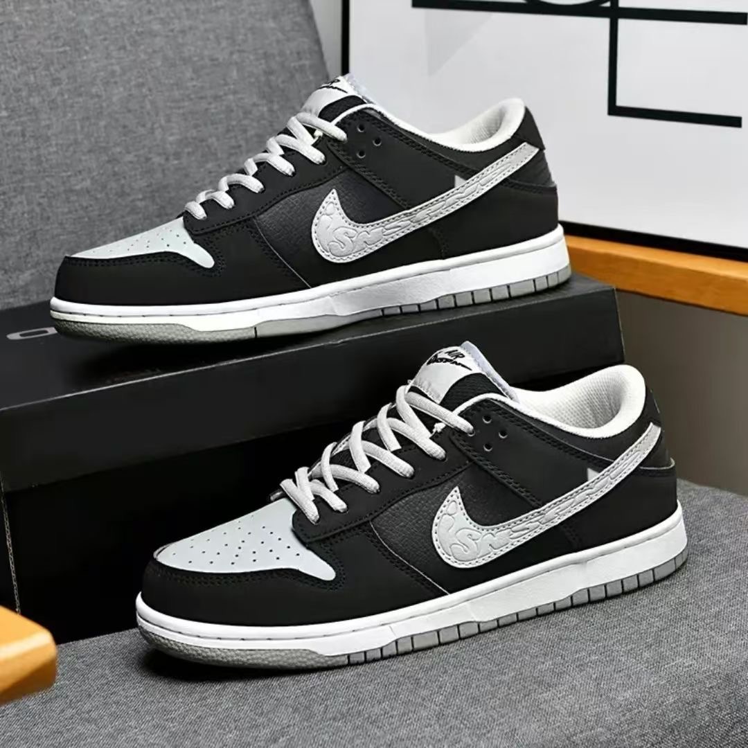 莆田鞋aj男鞋dunk白灰低帮板鞋莆田中大童休闲low运动情侣女款
