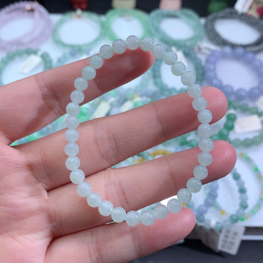 翡翠手链未镶嵌天然