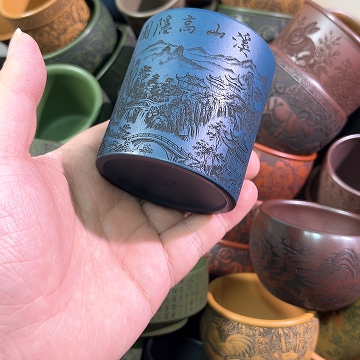 茶杯紫砂全手工紫砂主人杯