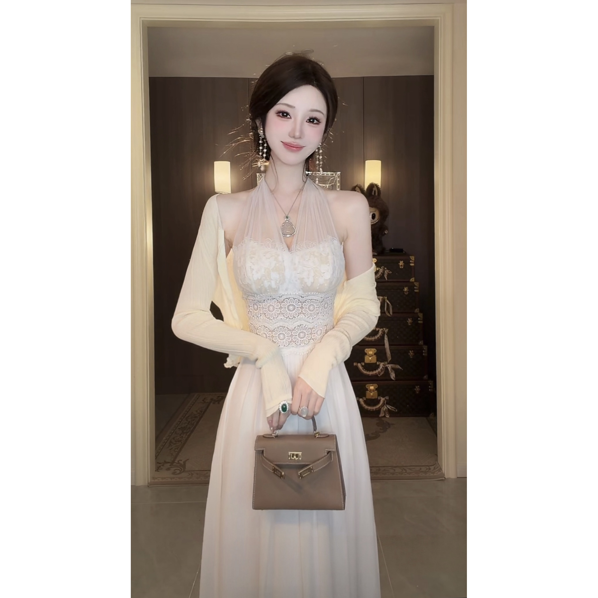 【雅乔定制】难哄外披 修身百搭短款针织开衫外套女DYTH-25023759
