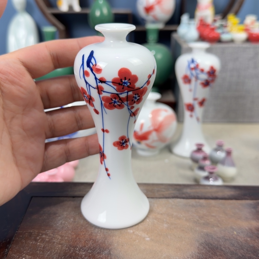 陶瓷手工小花器摆件