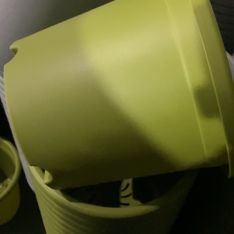 树脂四季5号微瑕果绿带托6套