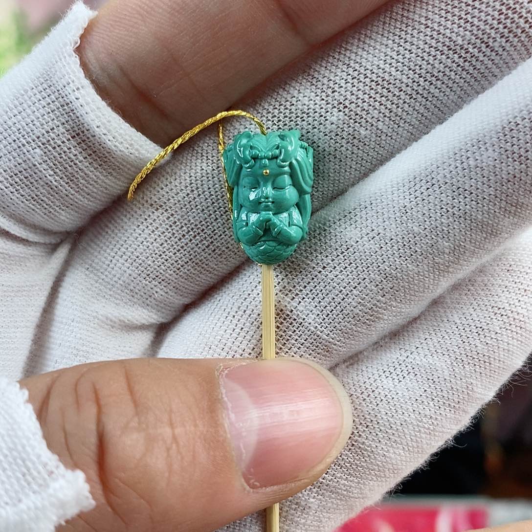 绿松石珠宝奇石未镶嵌