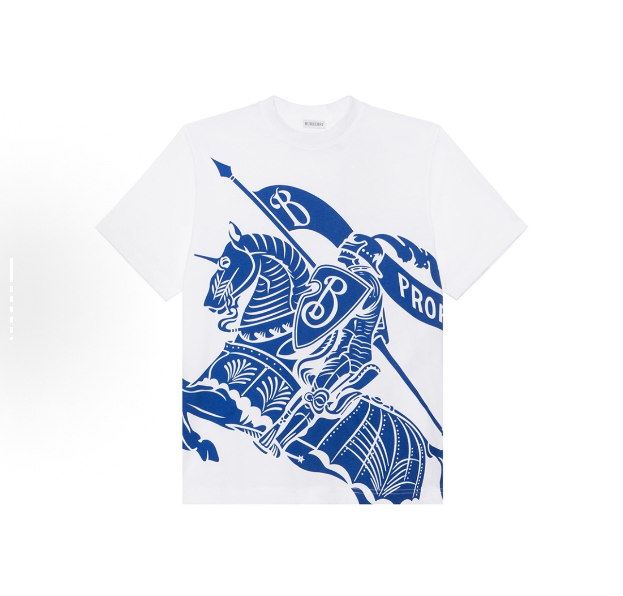 未使用 BURBERRY/博柏利 马术骑士印花休闲圆领短袖/尺码S/8327