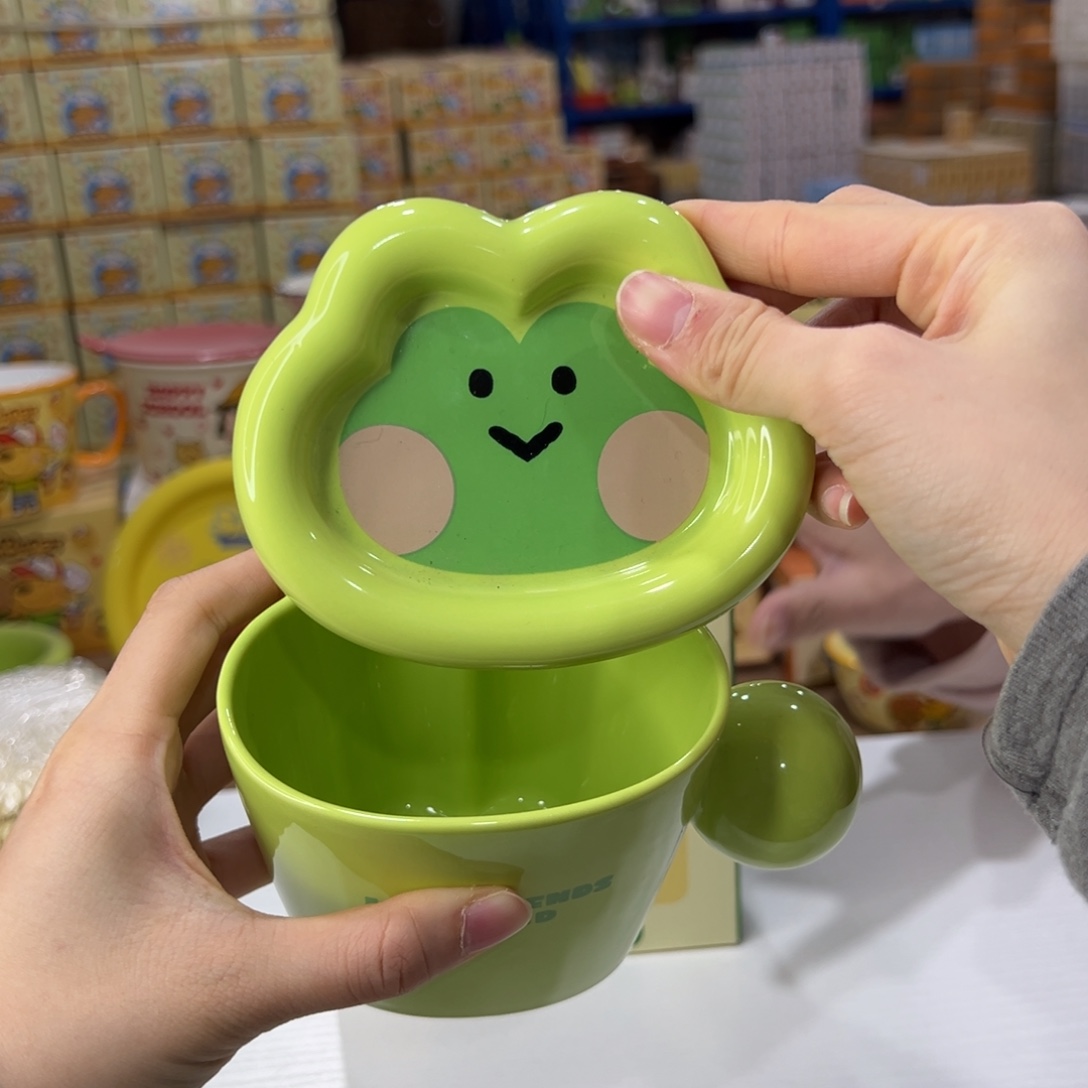 瓷青蛙马克杯 陶瓷天 