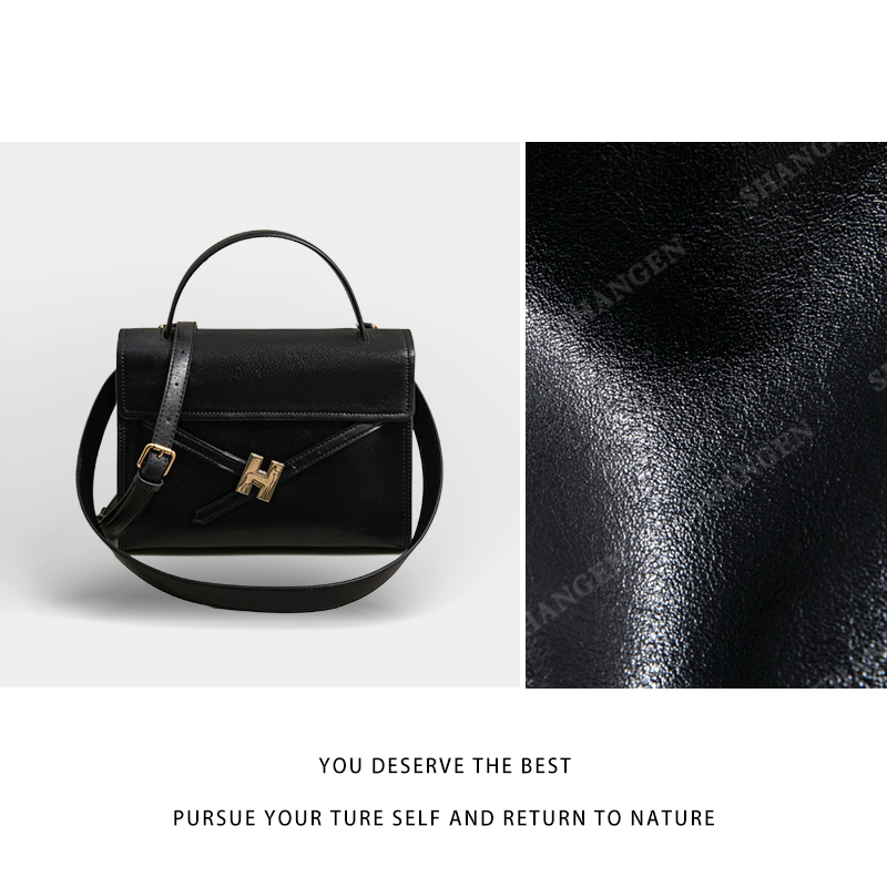 【尚恩CC】SK-93090-黑色-轻奢百搭手提腋下新款斜跨女包