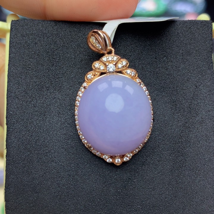 翡翠手链银S925镶嵌翡翠