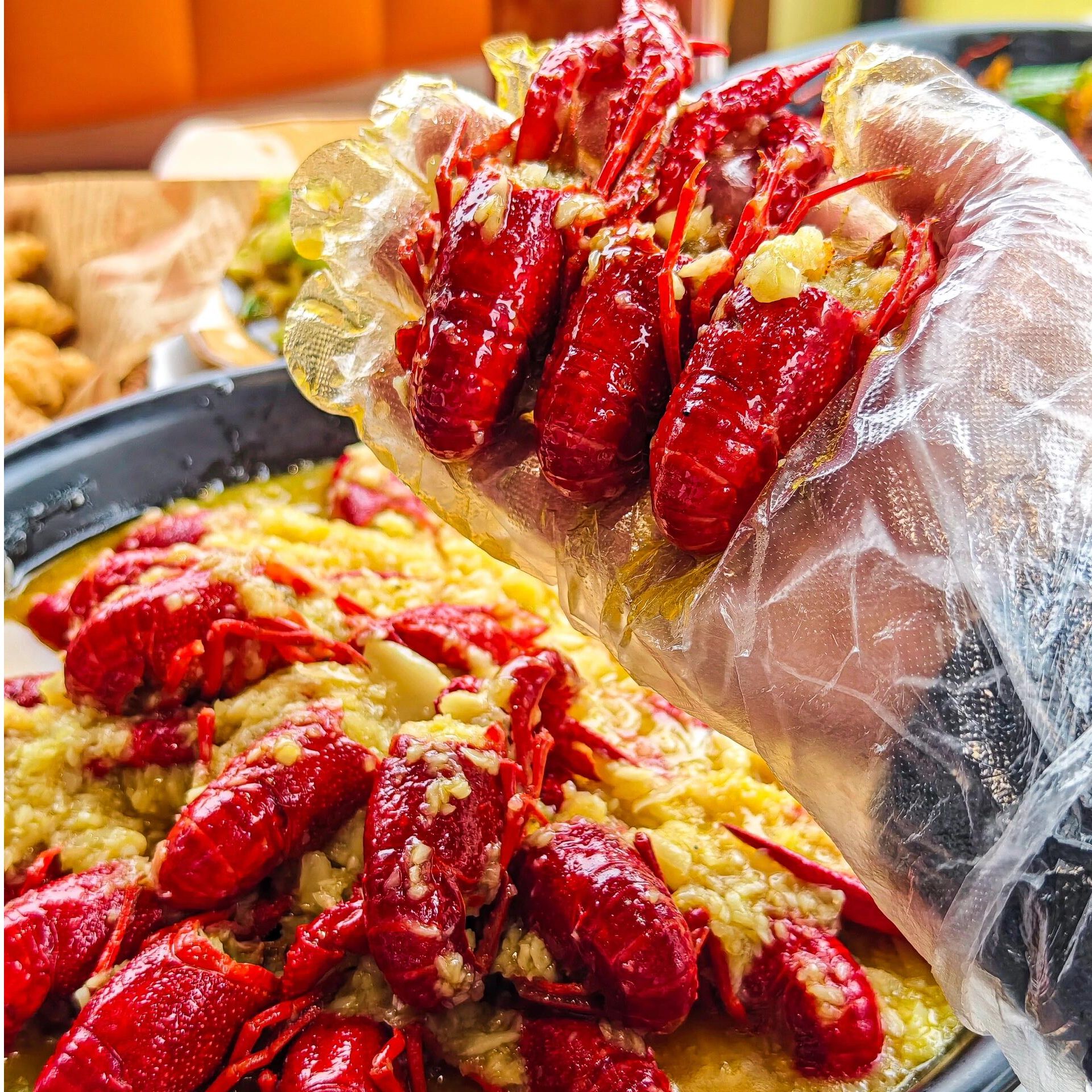 【经典蒜蓉】宴杨楼大厨秘制蒜蓉龙虾 约35-40只