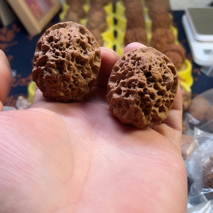秋***水文玩核桃把件看核桃42