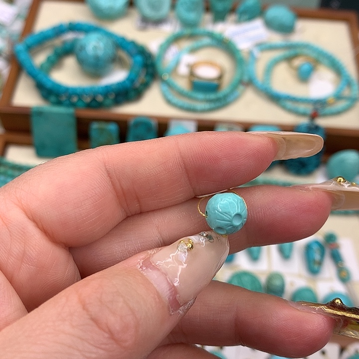 绿松石挂件未镶嵌