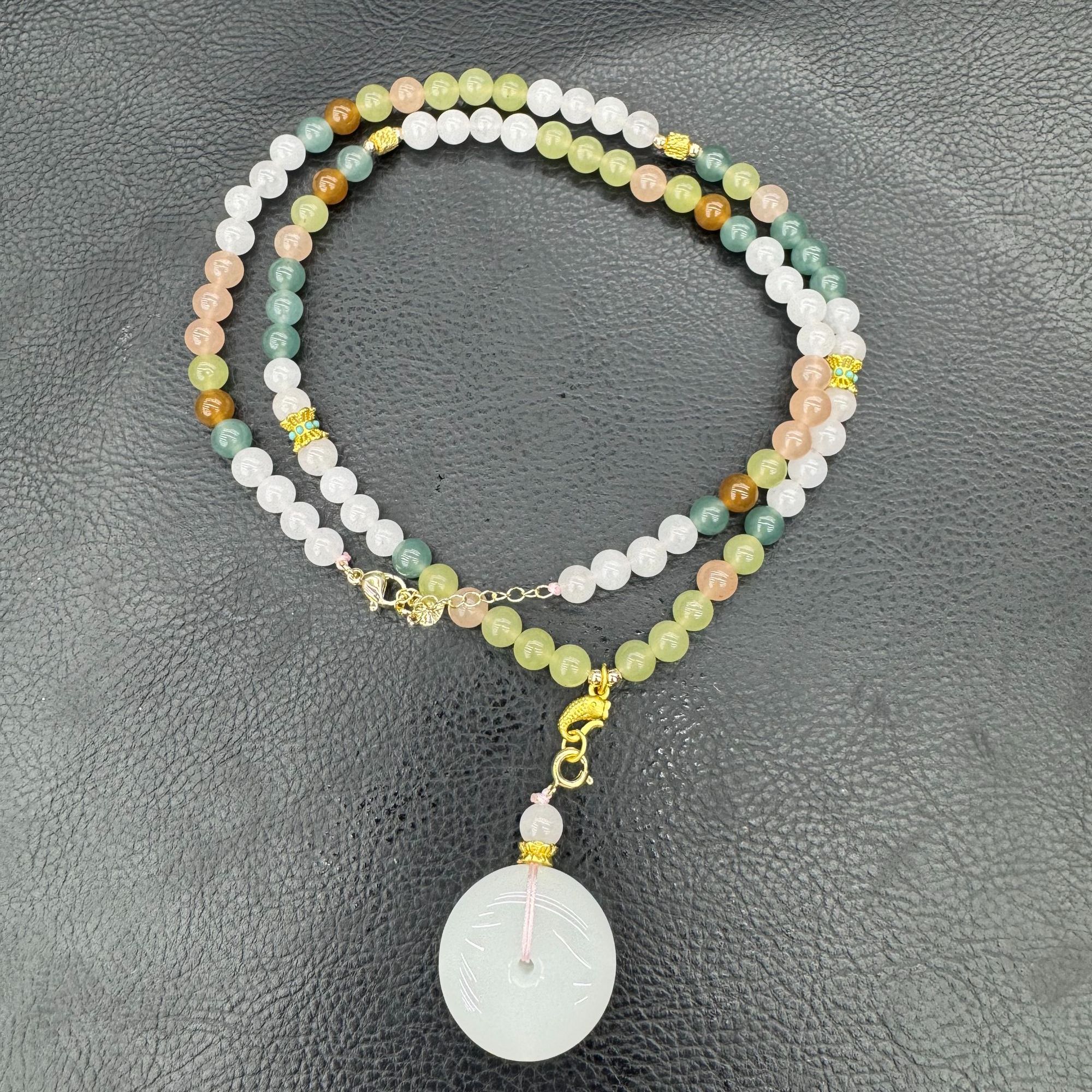 HX4623老料DIY设计藏收项链