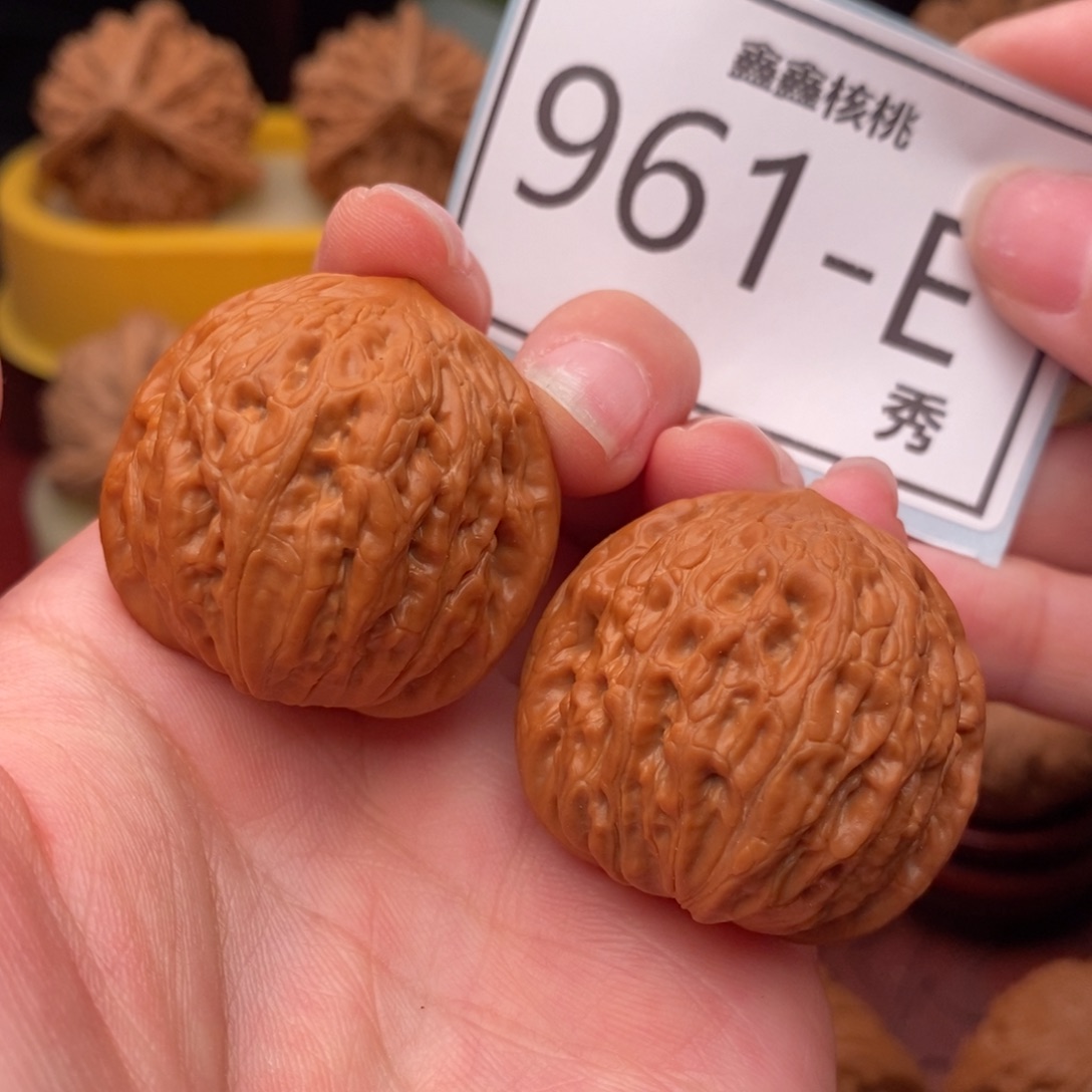 文玩核桃把件铁锤34