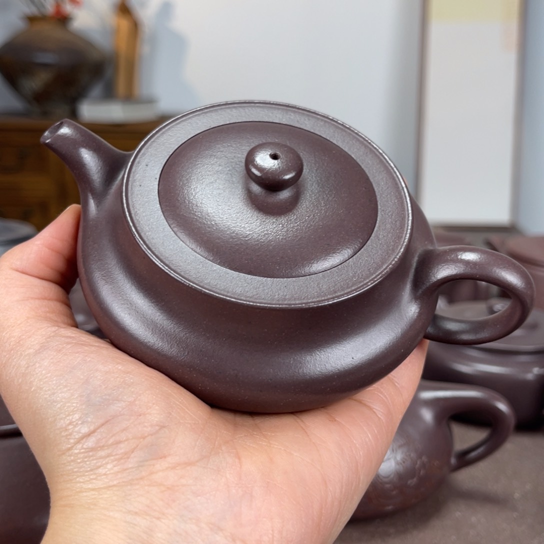 紫砂茶壶欢**?天青桑盘160