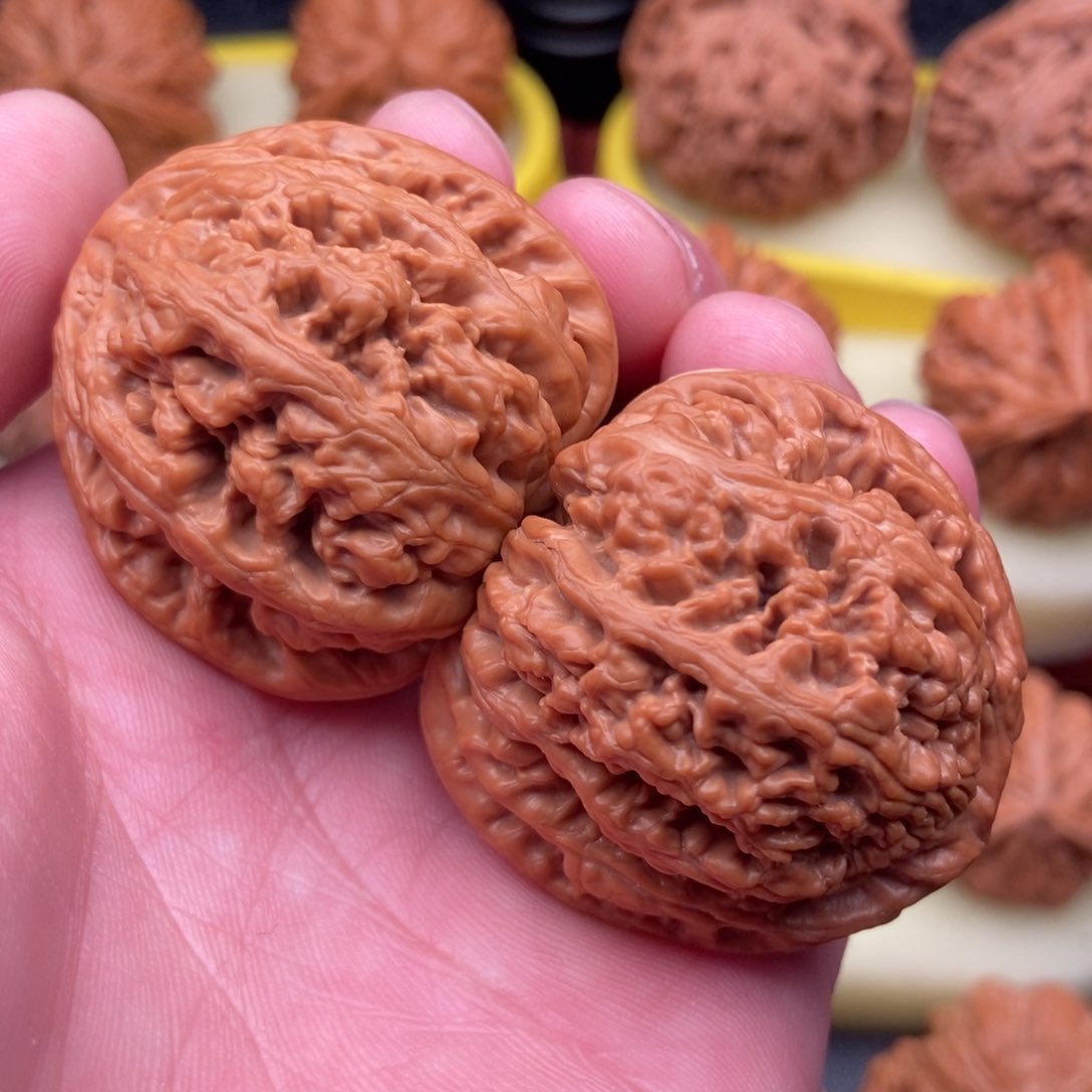 文玩核桃把件平谷小粗筋40