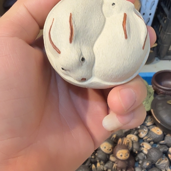 紫砂茶宠雕塑瑕疵茶宠