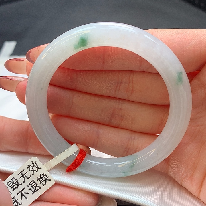 翡翠手镯未镶嵌51圆条