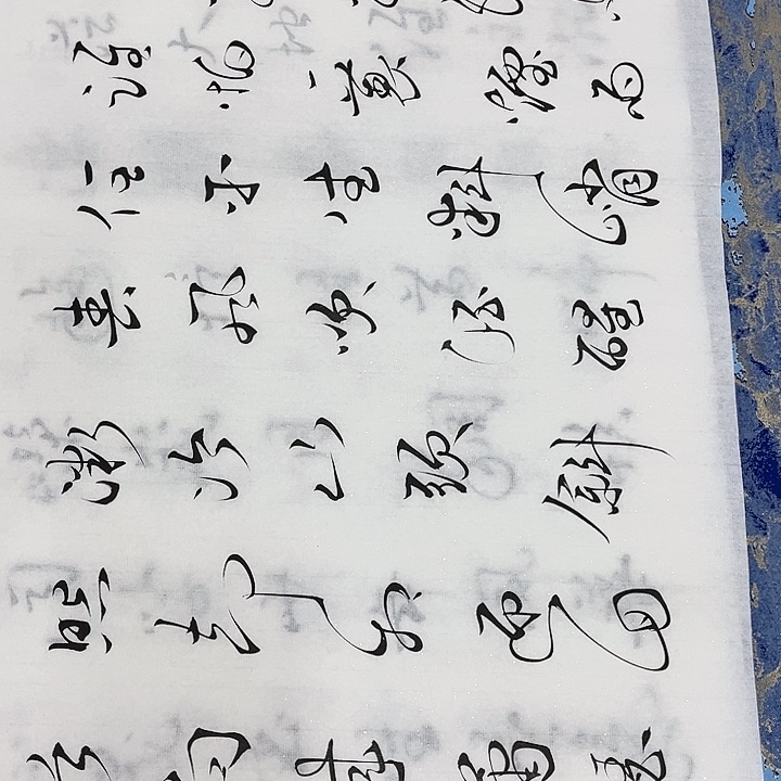 书法用***7于福贵书法定风波白宣