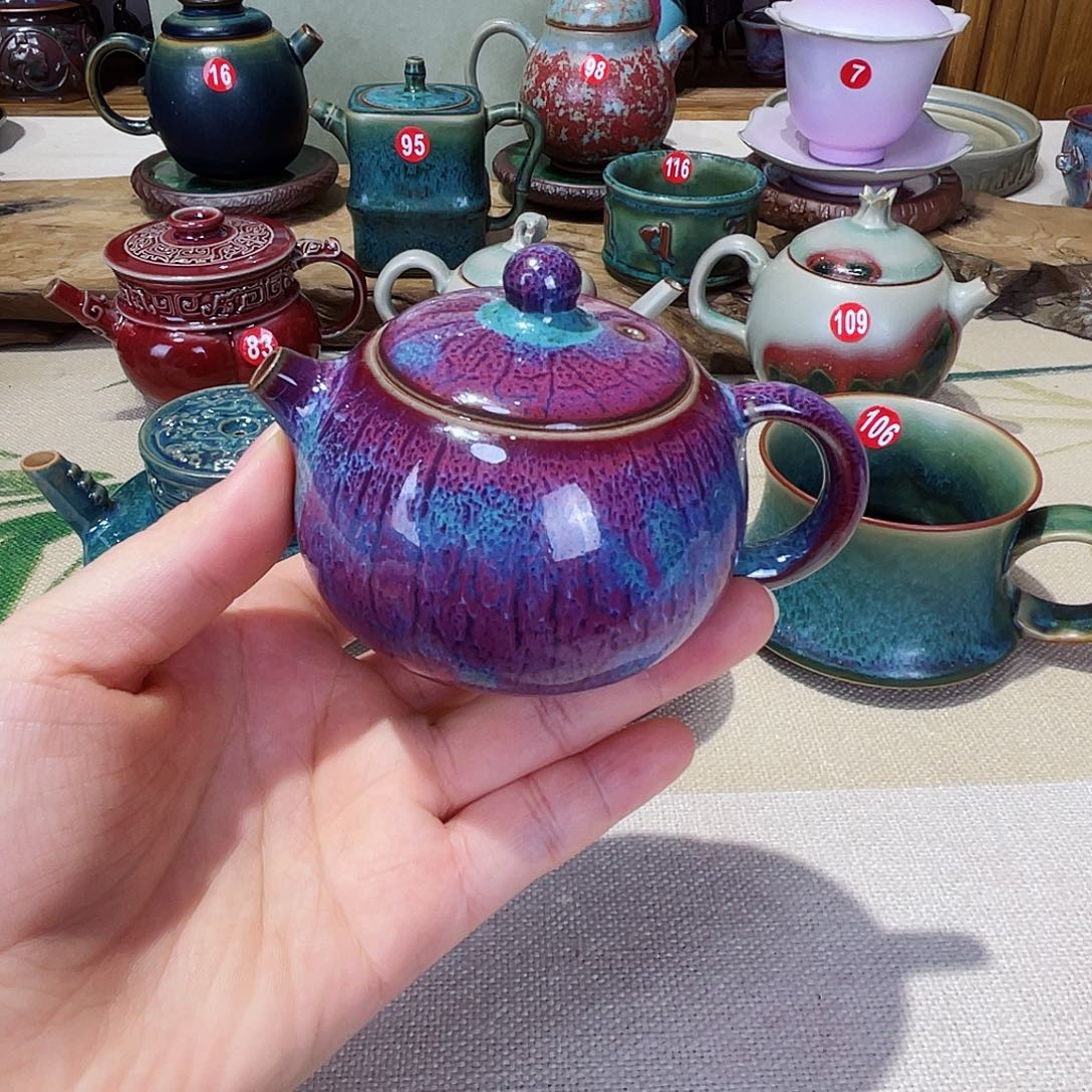 壶禹州钧瓷艺术作品