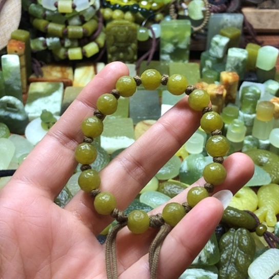 未镶嵌岫玉吊坠童*