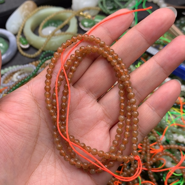 和田玉未镶嵌手链55