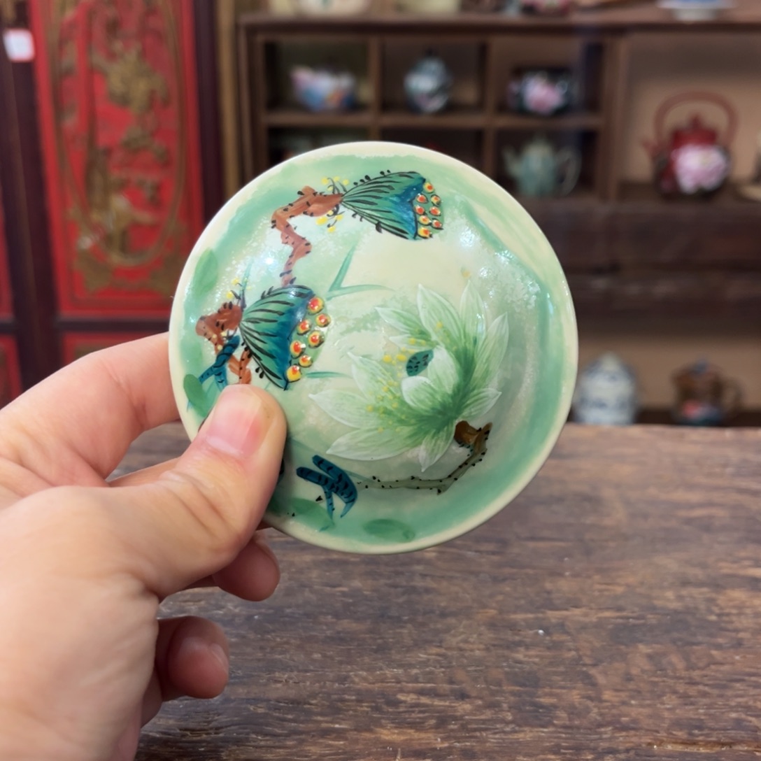 柴烧手工手绘陶瓷