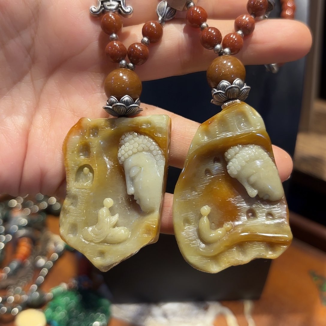 翡翠颈饰未镶嵌原创