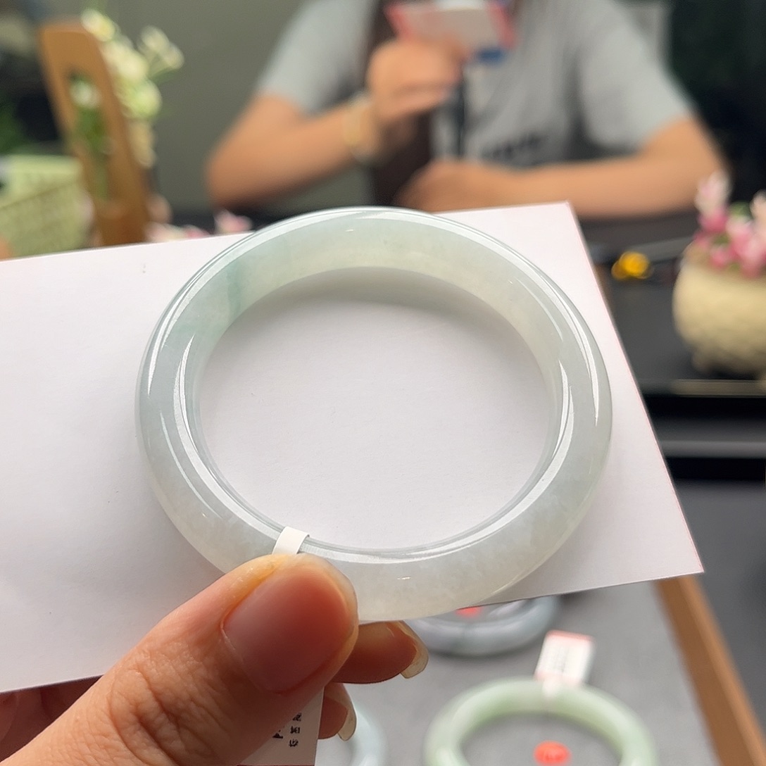 翡翠未镶嵌手镯50-51号92