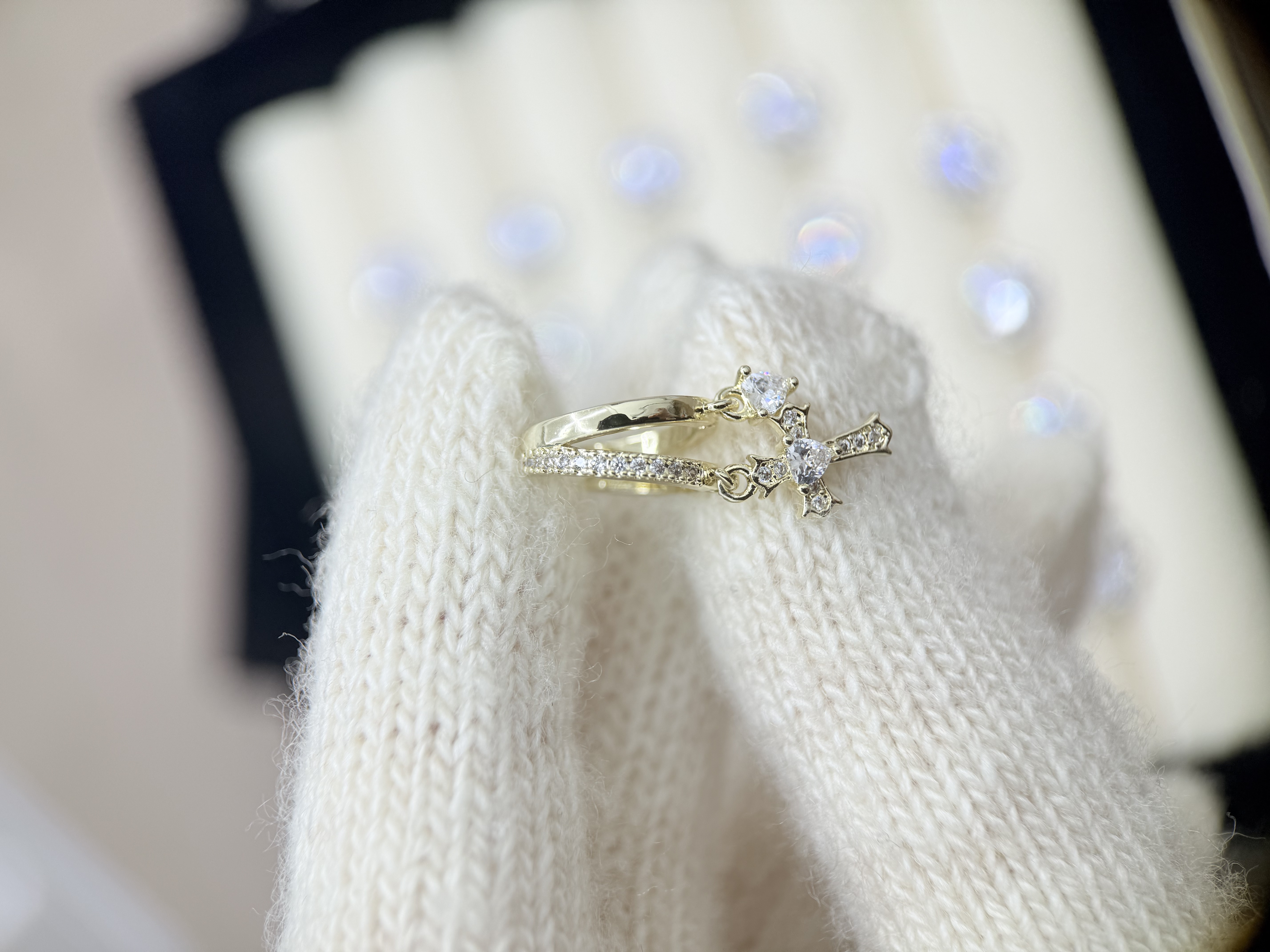 铜合金耳饰 E0025  咖啡金色耳扣小众耳扣百搭时尚简约