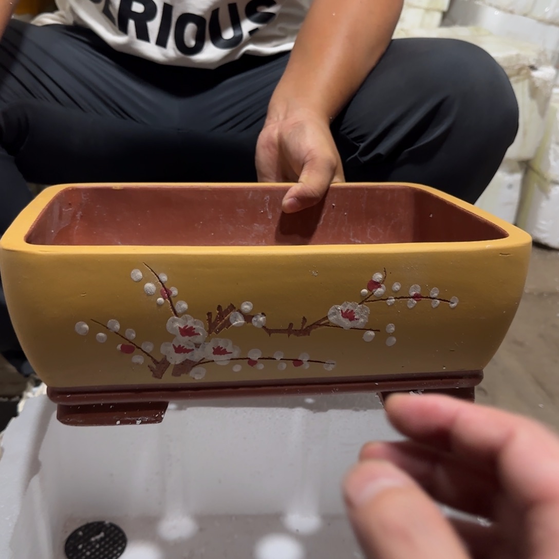 紫砂花盆口径29 20……