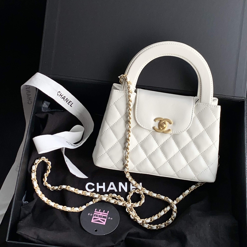 99新 Chanel/香奈儿 24期  24A白金大号kelly包 15213248