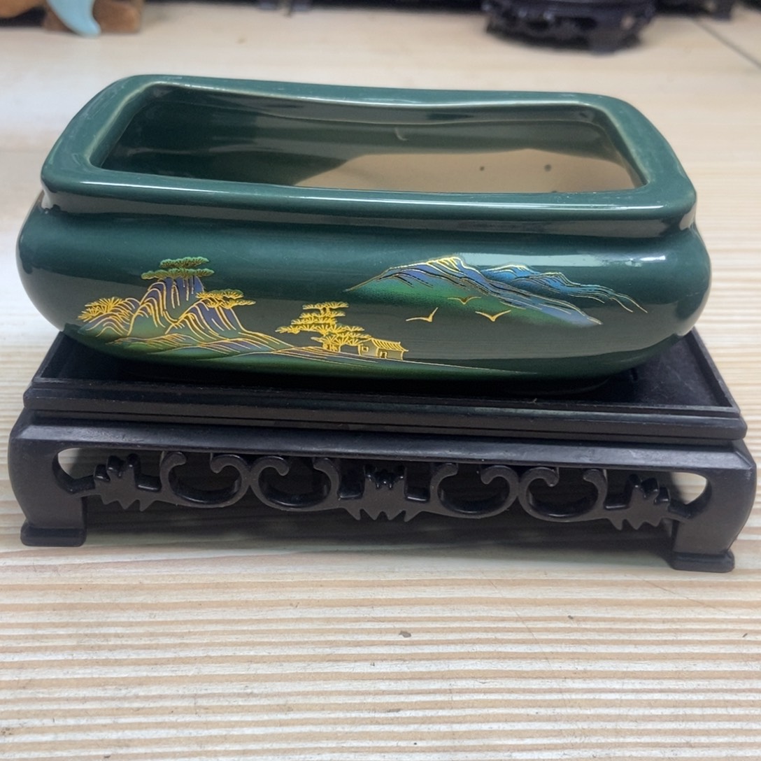 瓷片陶瓷花盆陶瓷艺术