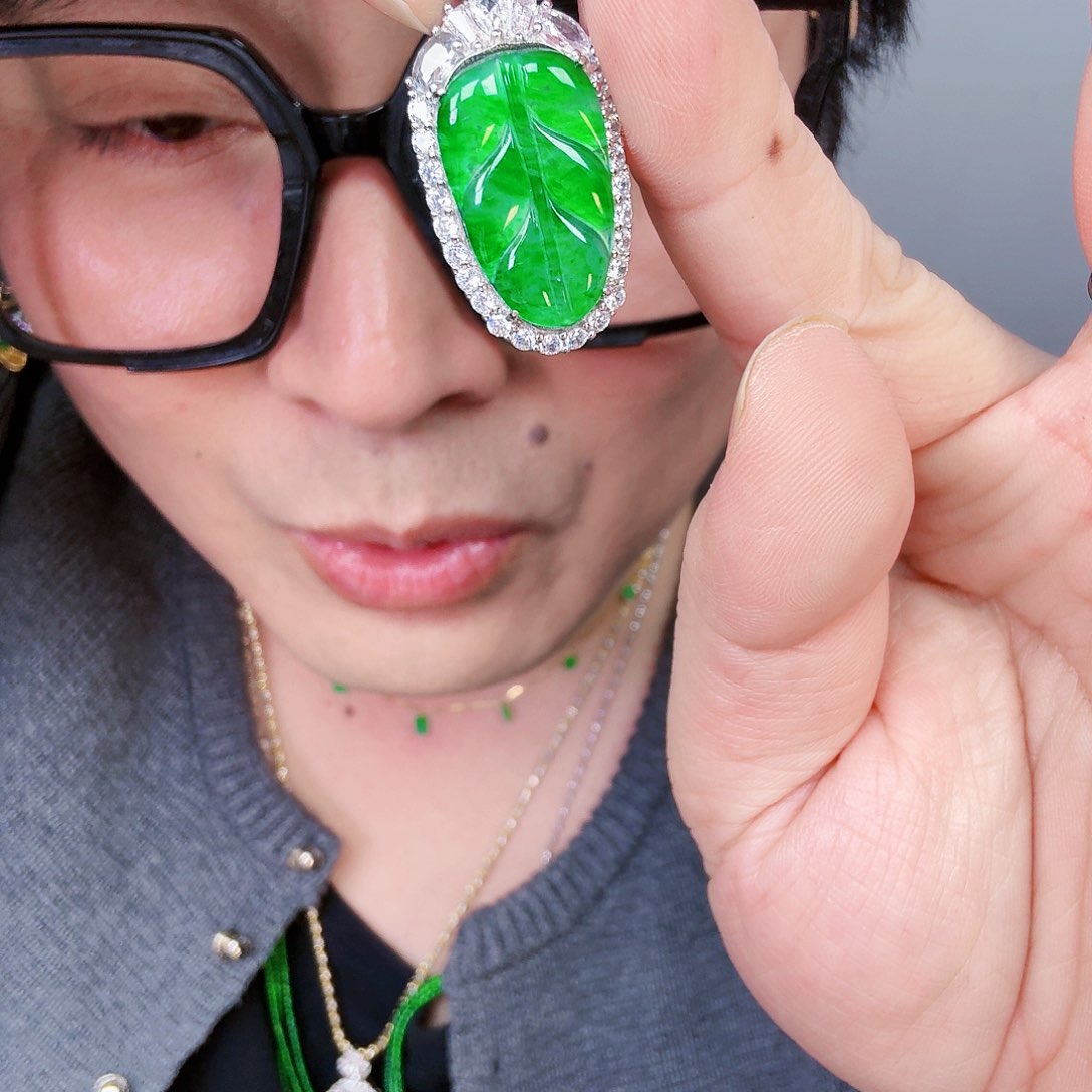 翡翠颈饰未镶嵌一个