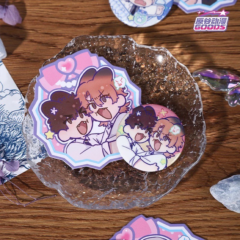 【原谷动漫】正版说谎的小狗会被吃掉的-糖果豆豆系列mini徽章盲袋