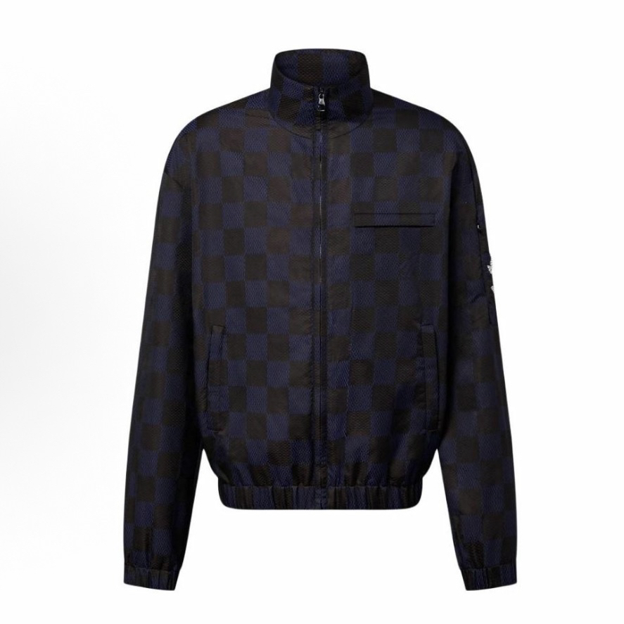 未使用 LouisVuitton/路易威登 菲董棋盘格 珍珠 夹克48码 md1956