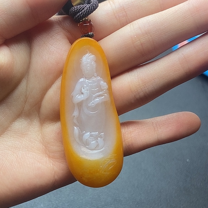 和田玉未镶嵌挂件N