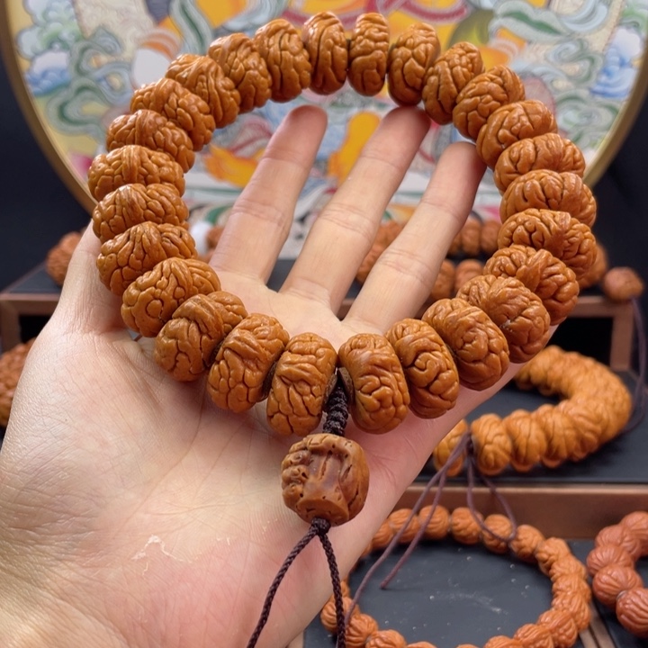 桃核手串l****缘龙纹桃核矮霸